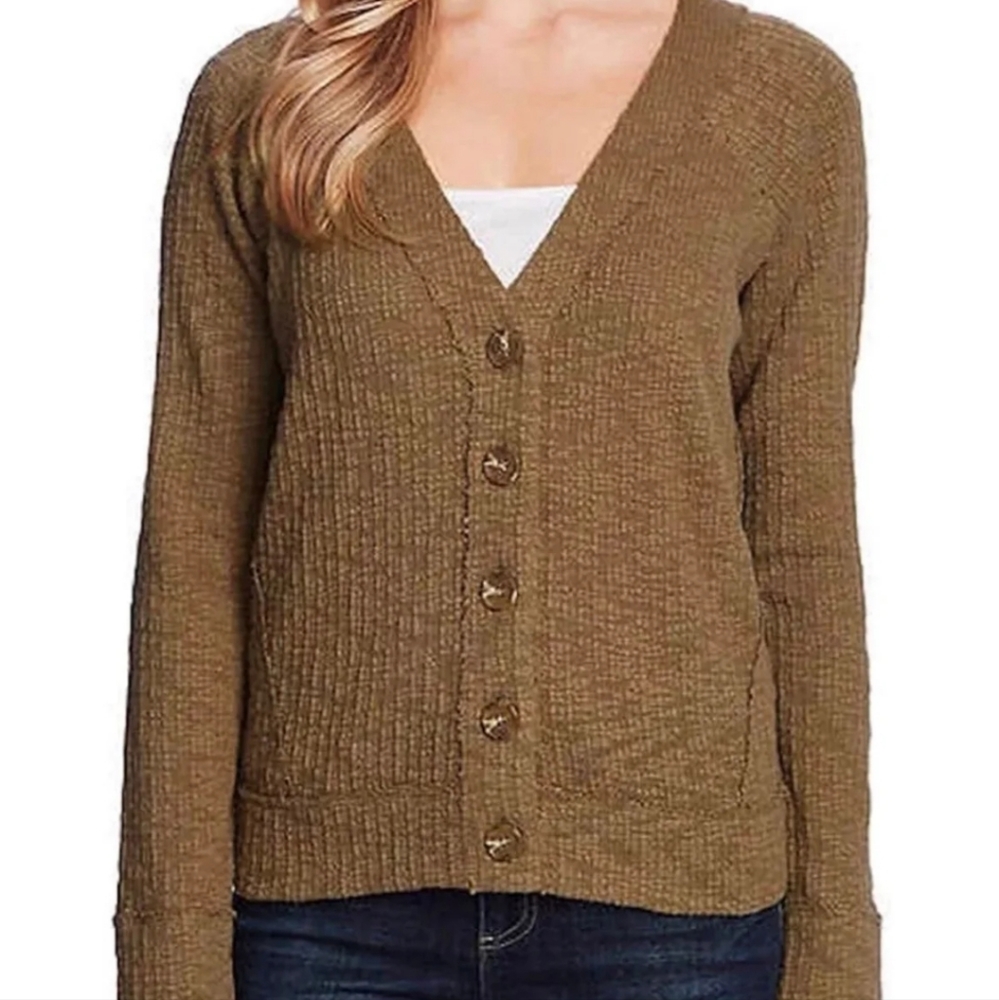 TWO by Vince Camuto Green Cardigan